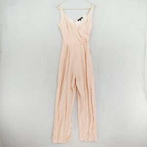 Honey Punch Pink V-Neck Sleeveless Summer Casual Jumpsuit P2054